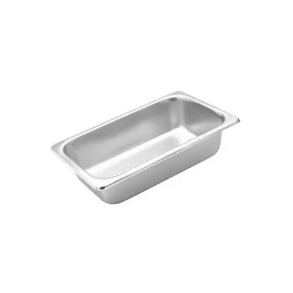 Stainless Steel 1/3 Steam Pan 325x175x65mm