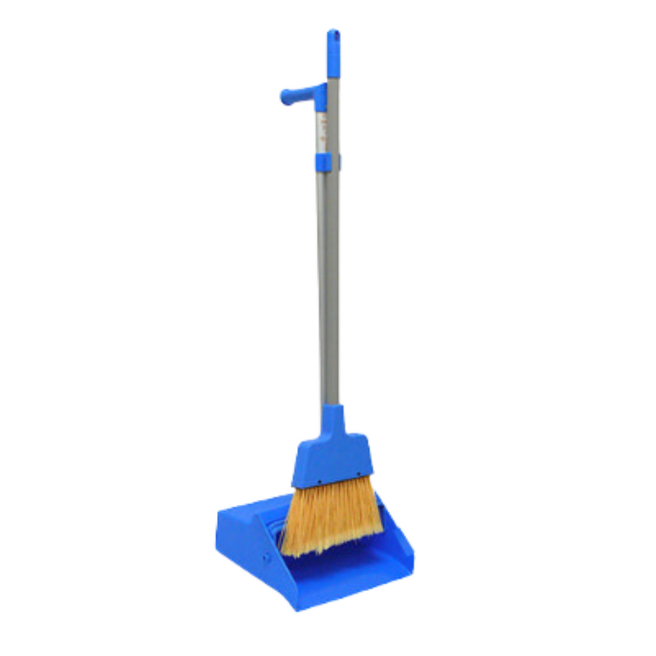 Blue Upright Lobby Dustpan Set