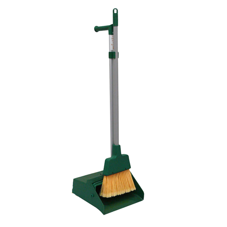 Green Upright Lobby Dustpan Set