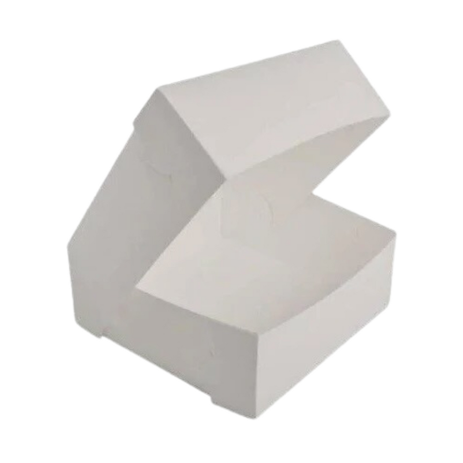 White Cake Box 10x10x5 inch