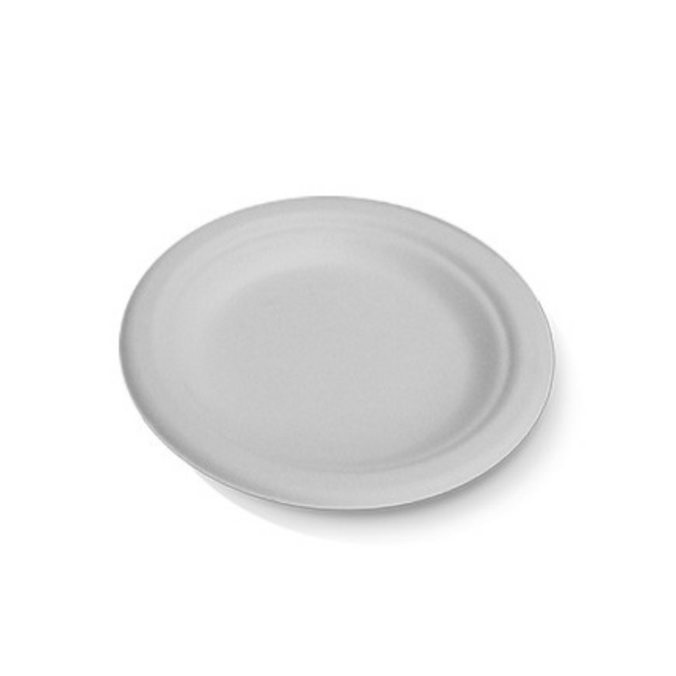 White Sugarcane 6.75″ Round Plate