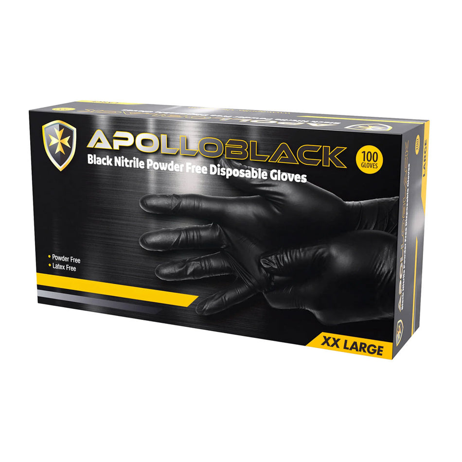 Nitrile Powder-Free Black XX-Large Gloves