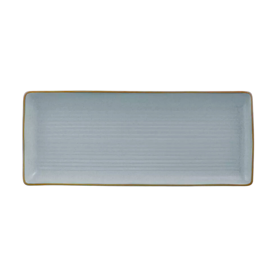 Bluestone Rectangle 335x140mm Ribbed Share Platter