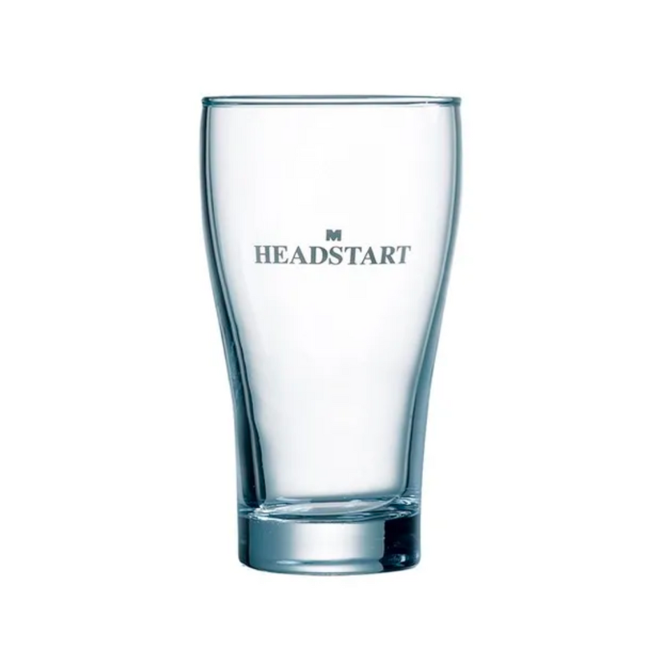 Headstart 425ml Beer Glass