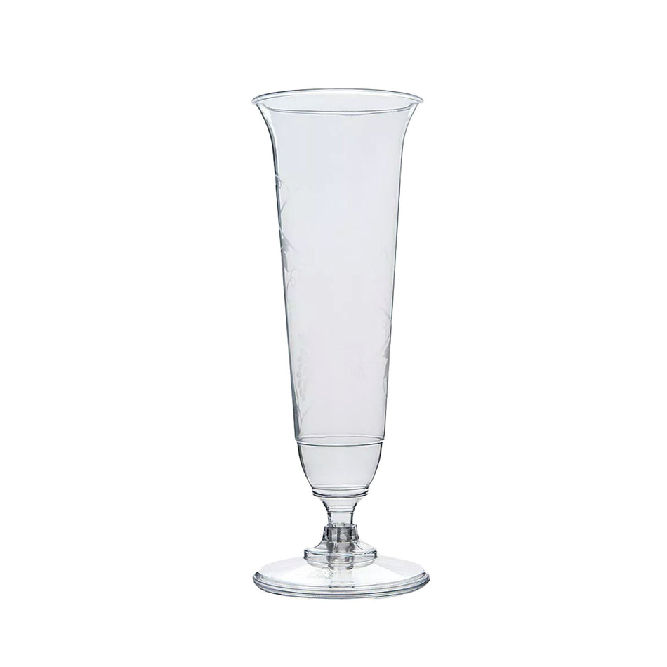 Biodegradable Plastic Champagne Flutes 125ml - Set of 216 Disposable Cups ROMAX 