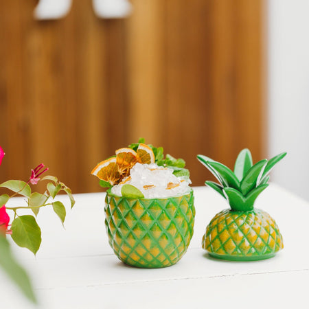 Ceramic Pineapple Tiki Mug 500ml Drinkware D-STILL Drinkware 