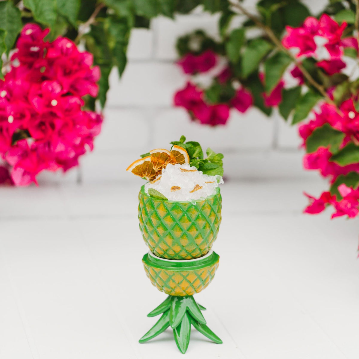 Ceramic Pineapple Tiki Mug 500ml Drinkware D-STILL Drinkware 