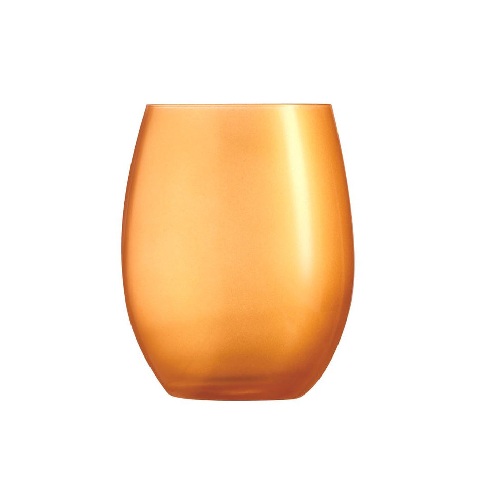 Primarific 360ml Gold Tumbler Glass