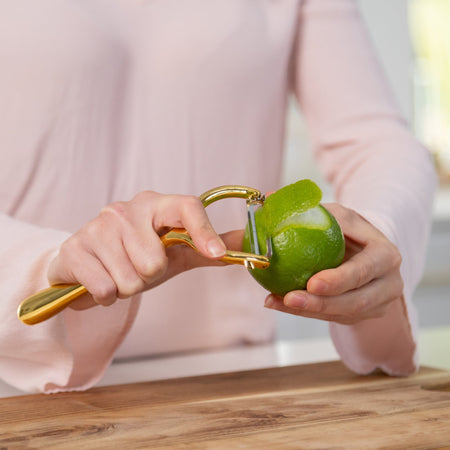 Gold Citrus Peeler Cocktail Shakers & Tools D-STILL Drinkware 