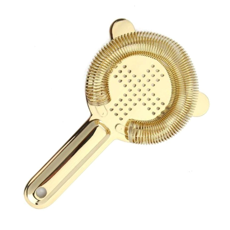 Hawthorn Baron Gold Cocktail Strainer Cocktail Strainers D-STILL Drinkware 