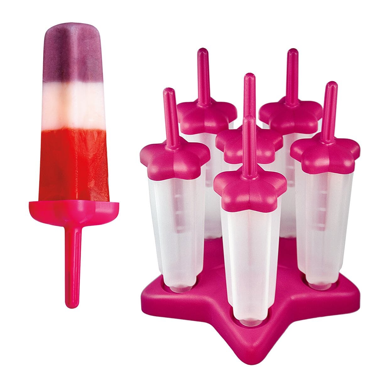 Ice Popsicle Fuchsia Mould - Set of 6 Donaldson 