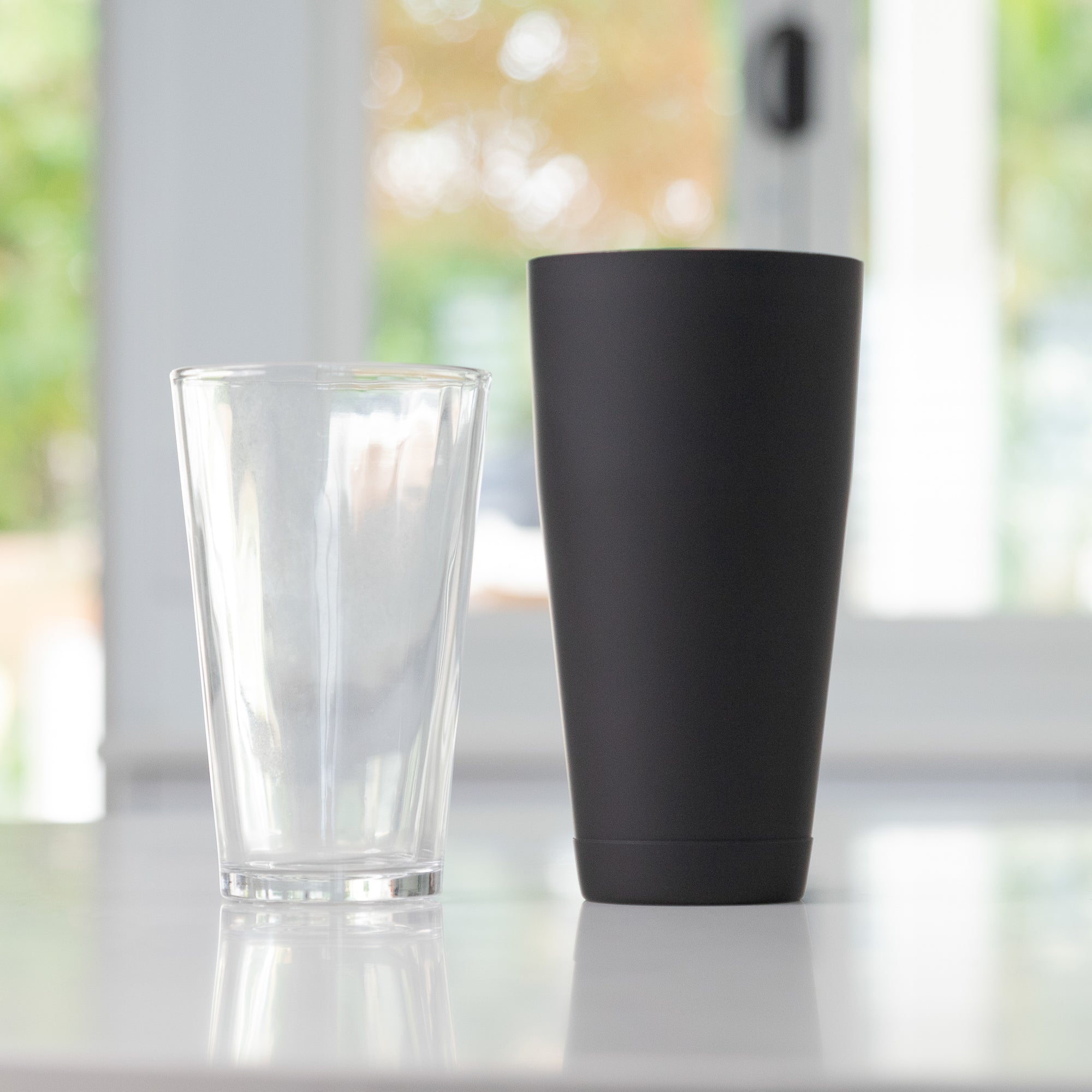 Matte Black Boston Cocktail Shaker Cocktail Shakers D-STILL Drinkware 