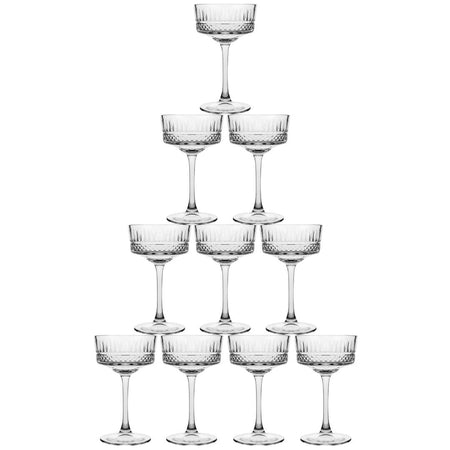 Pasabahce Elysia Coupe Champagne Tower GLASSWARE RCR 