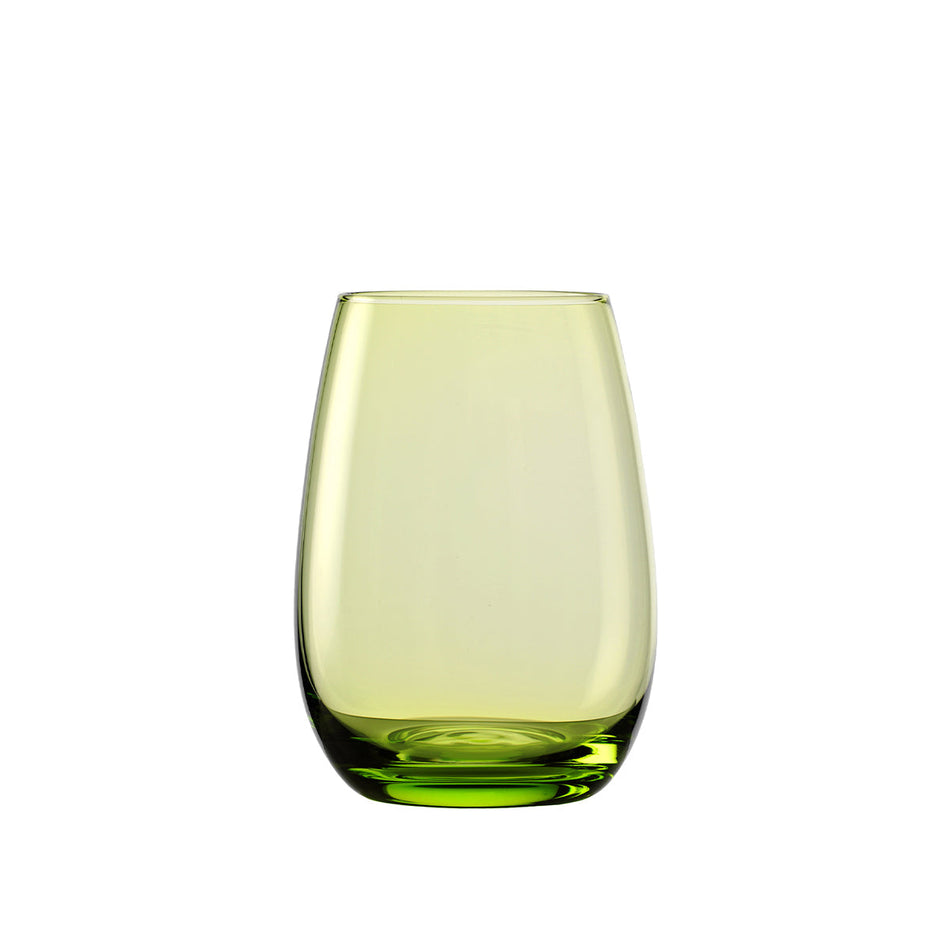Stolzle Elements 470ml Tumbler Set of 6 | Green short glasses Stolzle 